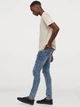 Джинсы Skinny рваные мужские H&M 0825927 30-30 Темно-синие (KAY2000001536780) - изображение 3