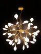 Люстра стельова LED на 36 лампочок H686/36-gd Золото 75х80х80 див. - зображення 2