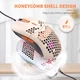 Ультракомпактна MAMBASNAKE K3 Pro Mini дротова 98-клавішна механічна клавіатура з RGB, спіральний кабель USB Type-C, та ергономічна ігрова миша 6400 DPI. Блакитні світчі. Колір - Чорний. Розкладка ( ENG - UA ) - зображення 8