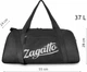 Стильна спортивна сумка Zagatto для тренувань, басейну і танців 55 x 24 x 28 см, 37л (ZG756) чорний - изображение 5