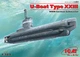 Сборная модель ICM Подводная лодка типа ХХІІІ, немецкая подводная лодка 2 Мировой войны S.004 - изображение 2