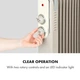 Масляный обогреватель Klarstein Thermaxx Retroheat 2000вт Белый - изображение 2