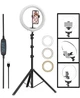 Комплект блогера Кольцевая лампа 26 см + штатив 150 см Ring fill light - изображение 1