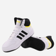 Підліткові кеди для дівчинки adidas Hoops 3.0 Mid K GZ1928 36.5 Білий/Чорний (4065427529950) - зображення 4