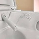 Унитаз-биде подвесной Geberit AquaClean Alba KeraTect 146.350.01.1 с белой панелью с сидением Soft Close - изображение 2
