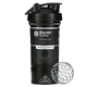 Шейкер спортивний BlenderBottle ProStak 22oz/650ml з 2-ма контейнерами Black - изображение 2