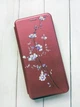 Чехол-книжка бордовый с рисунком на Samsung Galaxy A16 5G Веточка цветов (принт 278) - изображение 2