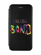 Чохол-книжка чорний з малюнком на Motorola Moto G54 Дай собі волю (принт 360) - зображення 1