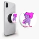 Держатель для телефона PopSockets мультяшный единорог Черный - изображение 1