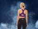 Спортивный топ с уплотненными чашками для женщины Crivit LYCRA® 424567 80C Фиолетовый - изображение 5