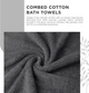 Полотенца для ванной комнаты Villa Celestia 600 GSM 100% Cotton , серые, набор из 4 шт. - изображение 2