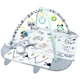 Развивающий интерактивный коврик Ricokids Boho 3в1 с дугами и игрушками 100×110 см. Польша - изображение 9