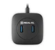 USB концентратор REAL-EL CQ-407, Type-C, 4 порта USB 3.0, черный - изображение 7