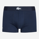 Набор трусов шортов мужских хлопковых Lacoste 5H1803-W34 XL 3 шт Navy Blue/Silver Chine/Red (3617072872472) - изображение 7