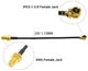 Перехідник гніздо RP SMA jack U.FL IPX RF 1,13 15,0 см - изображение 8