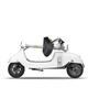 Электросамокат с сиденьем OKAI Ceetle PRO EA10C 10' 350(900)W 25Km/h 10.4Ah 55Km 20% NFC App 29kg White (EA10C-W) - изображение 6