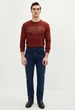 Мужской реглан LC Waikiki с надписью XXL Терракотовый (LCWKnitwear-8597) - изображение 2