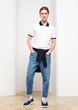 Мужское поло LC Waikiki с черным воротником XXL Белое (LCW polo-8539) - изображение 3