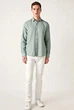 Мужская рубашка LC Waikiki 3XL Светло-зеленая (LCWShirt -8590) - изображение 2