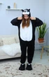 Пижама кигуруми My Kigu Женская Хаски Черный размер M 155-165 см (107841) - изображение 1
