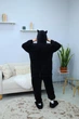 Пижама кигуруми My Kigu Женская Хаски Черный размер M 155-165 см (107841) - изображение 3