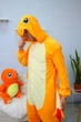 Пижама Кигуруми My Kigu Мужская Покемон Дракон Чармандер Оранжевый размер L 165-175 см (21080411) - изображение 2