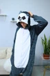 Пижама Кигуруми My Kigu Мужская Лемур Черный размер L 165-175 см (21055411) - изображение 3