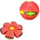 М'яч трансформер Bambi FB-001 R Flat Ball фрісбі, що світиться, Червоний, 16 см (FB-001 Red-RT) - зображення 2