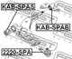 Кульова опора Febest (2220SPA) - зображення 2