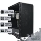 Сервер двухпроцессорный TOWER PowerUp #69 AMD EPYC 7702 x2 / 512 GB / SSD 2TB х2 Raid / Int Video сборка для бухгалтерии документооборота хранения данных работы с 1С - изображение 2
