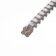 Бур SDS MAX, QUADRO, 12x400мм INTERTOOL SDM-1240 - зображення 2