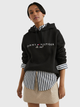 Худі жіноче Tommy Hilfiger WW0WW31998-BDS XS Чорне (8720114744615) - зображення 1