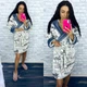 Fashions • Халат женский Words Fashions 42-46 белый (013-хал) - изображение 2