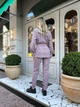 Fashions • Женский вельветовый костюм Лойд Fashions 46-48 пудра (1015-бу) - изображение 2