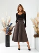Fashions • Юбка женская Ciara Fashions 50-52 коричневый (1705-бу) - изображение 6