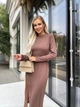 Fashions • Платье женское Aris Fashions 54-56 капучино (1241-бу) - изображение 3