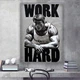 Картина на холсте для интерьера 50х70см - Арнольд Шварцнегер Work Hard - изображение 2