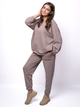 Bluza damska bez kaptura oversize MODAGI Sweatshirt A22 One size Beżowa (5904996500757) - obraz 2