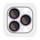 Защитное стекло Epik Metal Shine на камеру (в упак.) для Apple iPhone 13 Pro / 13 Pro Max Сиреневый / Rainbow - изображение 1