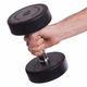 Гантель цільна професійна TECHNOGYM (1шт) 10 кг (поліуретанове покриття, вага 10 кг) (LN-1254-10) - зображення 4