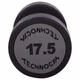 Гантель цільна професійна TECHNOGYM (1шт) 17,5 кг (поліуретанове покриття, вага 17,5 кг) (LN-1254-17_5) - зображення 3