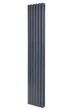 Дизайнерский радиатор отопления ARTTIDESIGN Rimini II 6/1800/354/50 вертикальный серый матовый - изображение 2