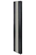 Дизайнерский радиатор отопления ARTTIDESIGN Rimini II M 4/1800/382/50 вертикальный черный матовый - изображение 2
