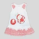 Детский летний сарафан для девочки Chicco 03592-037 68 см Белое (8054707595194) - изображение 1