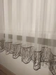 Тюль Троя №219 Белая с золотистым кружевом Ришелье 500х165 см (ROZ6400075932) - изображение 5