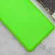 Чехол на Xiaomi Redmi A3 / для Ксяоми, сяоми, ксиоми редми А3 силикон Салатовый / Neon green - изображение 2