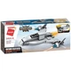 Конструктор Військовий літак Qman 1411-6 P Night Hawk Stealth Fighter на 71 деталь (1411-6-RT) - зображення 2