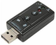 Внешняя звуковая карта USB 7.1 LVD 3D Sound card - изображение 1