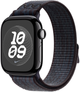 Pasek Apple Nike Sport Loop do Apple Watch 42mm Black/Blue (MYJA3) - obraz 1