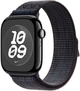 Pasek Apple Nike Sport Loop do Apple Watch 46mm Black/Blue (MYJD3) - obraz 1